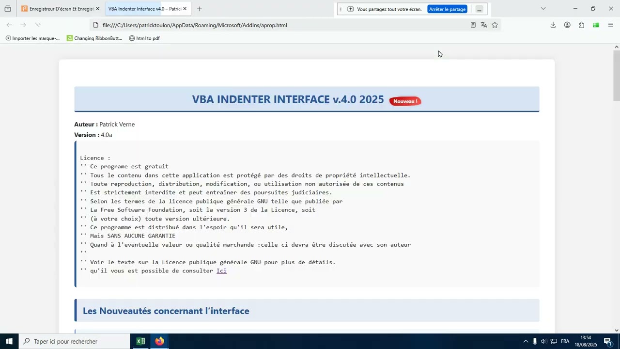 Vba Indenter Interface v4.0a