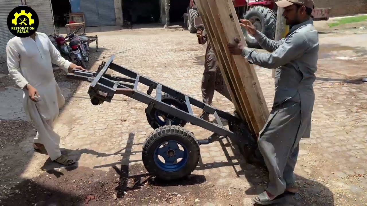 Unbelievable Manufacturing of Loader Rickshaw cart in a pakistani local workshop