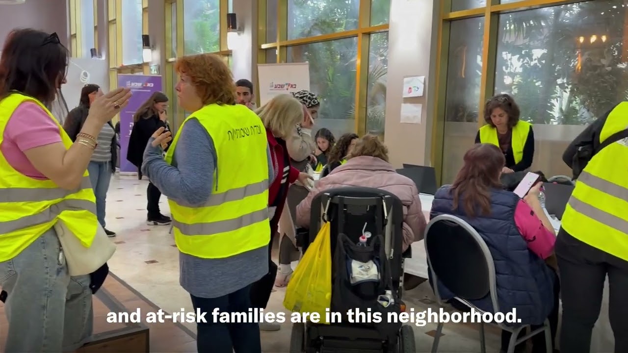 JDC Emergency Team’s at Be’er Sheva
