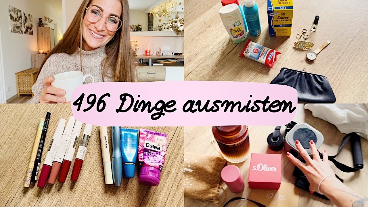 496 Teile ausmisten. Das Minimalismus Game, declutter with me