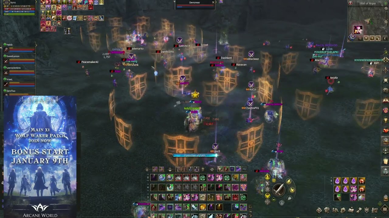 Arcane World l Arrogant Lebrum PvP l BlackZ Clan l February 2026