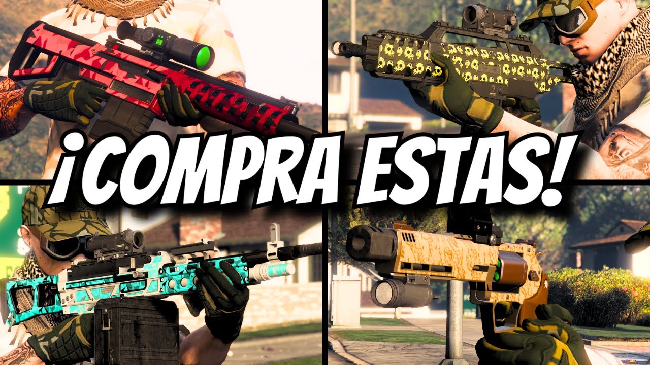 Las MEJORES ARMAS que debes tener en GTA Online en 2024