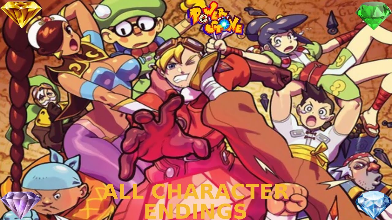 Power Stone - All Character Endings