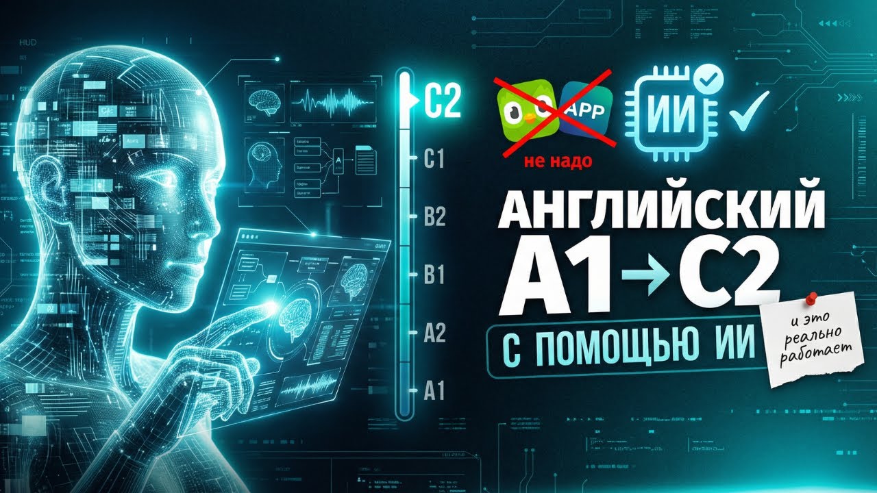 ВЫУЧИ УЖЕ АНГЛИЙСКИЙ от A1 до C2 С ПОМОЩЬЮ ИИ — и это реально работает!
