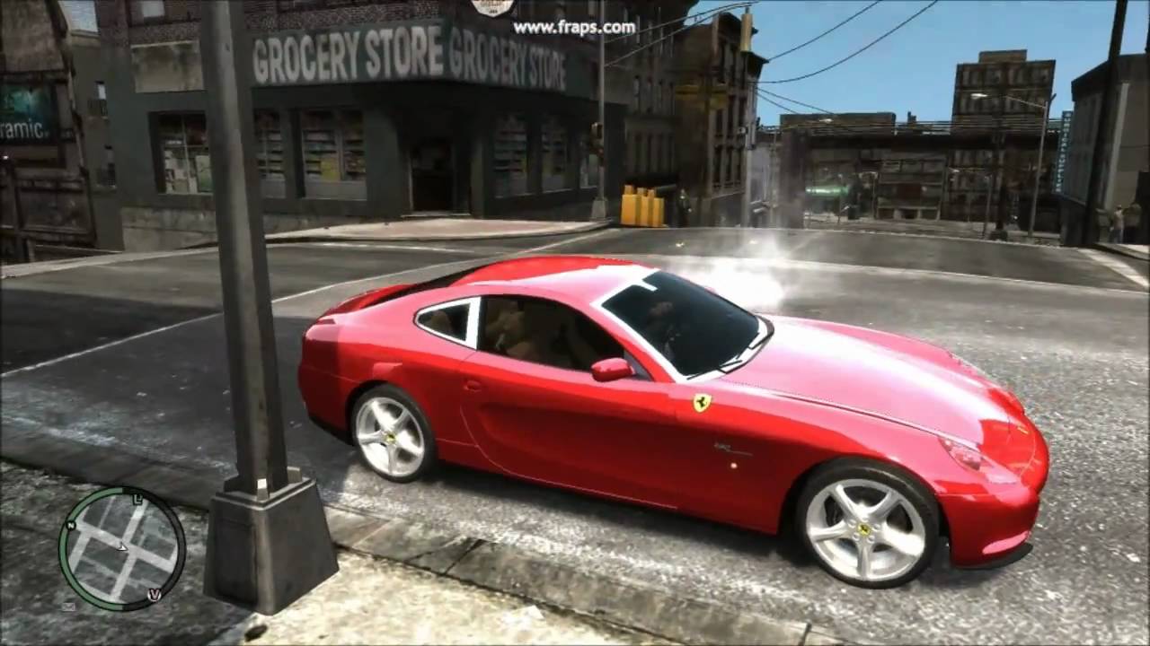 GTAIV UltimateTexture+RealityIV+enb Ferrari 612 Scaglietti '2005