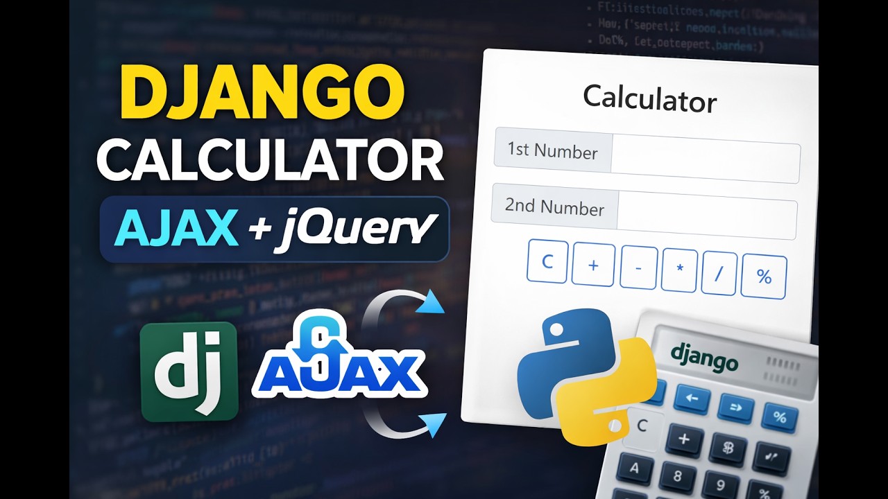 Django Calculator Project | AJAX & jQuery Validation | Python Web App
