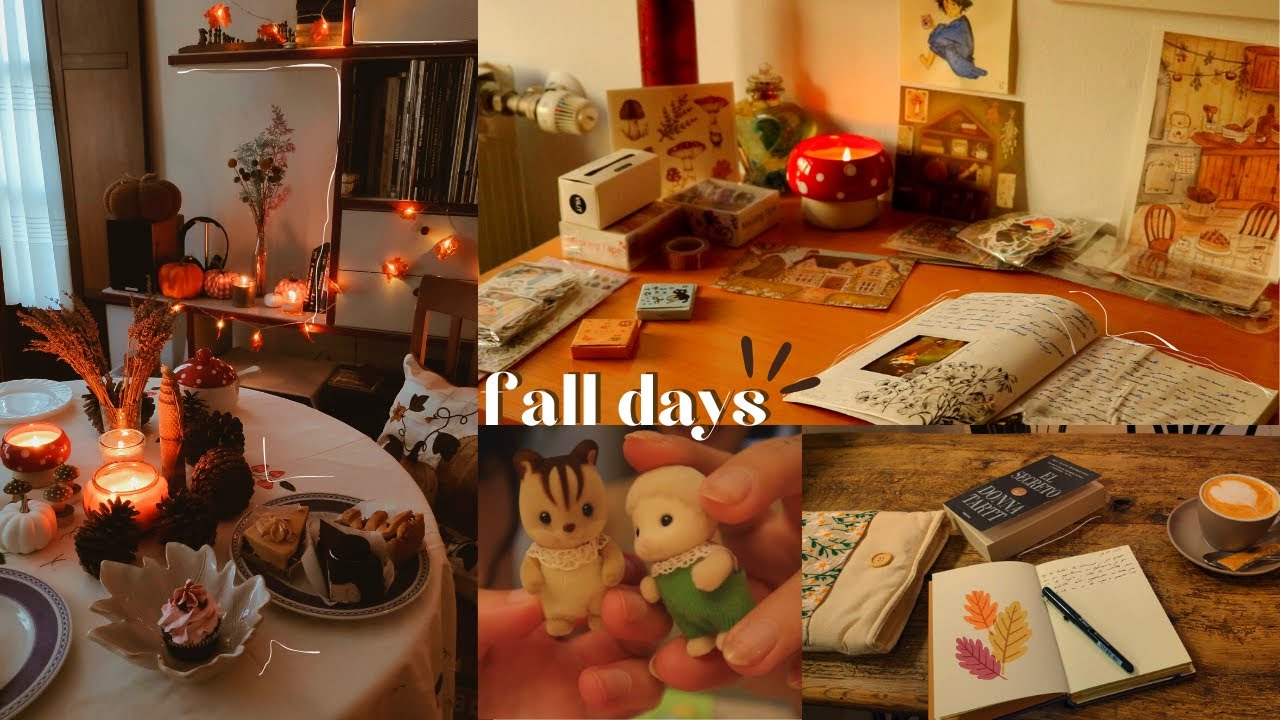 una semana conmigo 🐻 scrapbook, sylvanians y fiesta del equinoccio de otoño