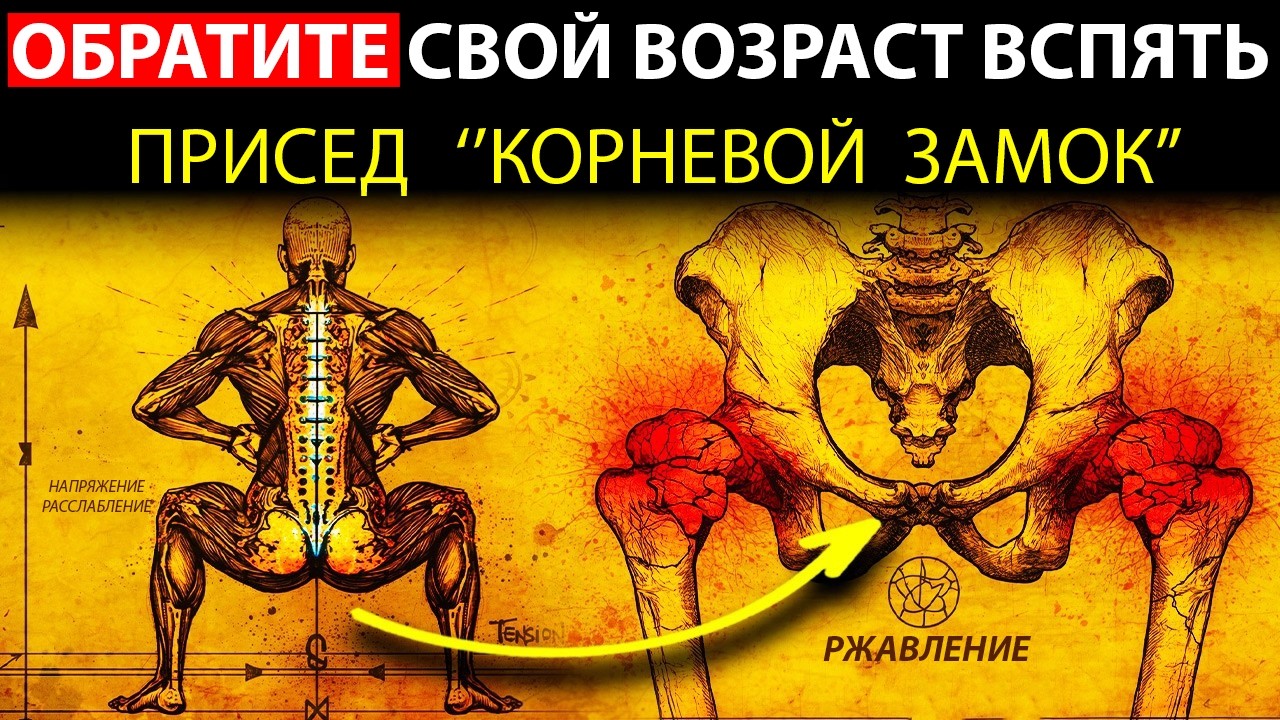 Присед “Корневой замок”: одно движение, которое обращает вспять 10 лет сидячего образа жизни