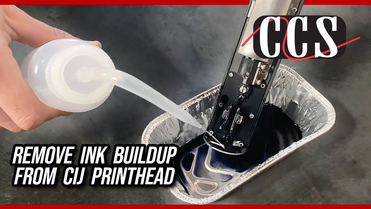 Cleaning CIJ Printhead - Maintenance For Any Continuous Ink Jet Printer