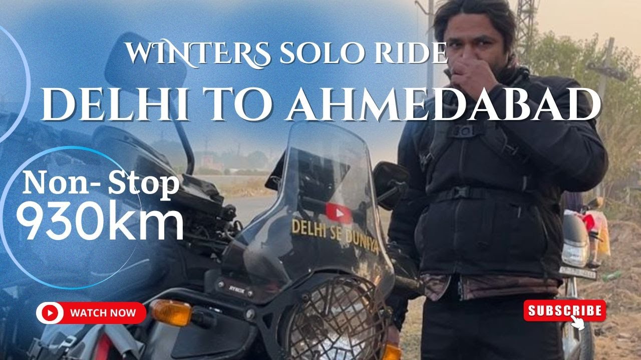 Delhi to Ahmedabad by Road | Non-Stop 930 km | Goa Road Trip -01