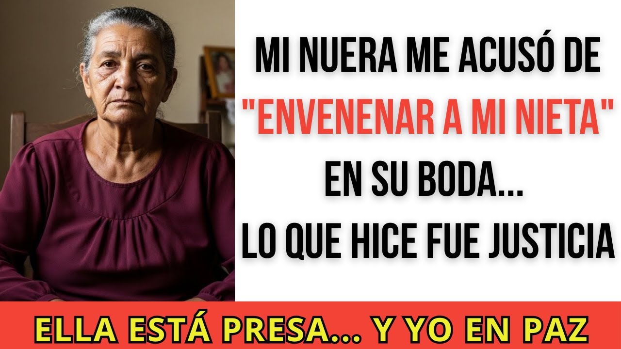 Mi nuera me acusó de algo TERRIBLE en la boda de mi hijo — casi me desmayo al escucharlo