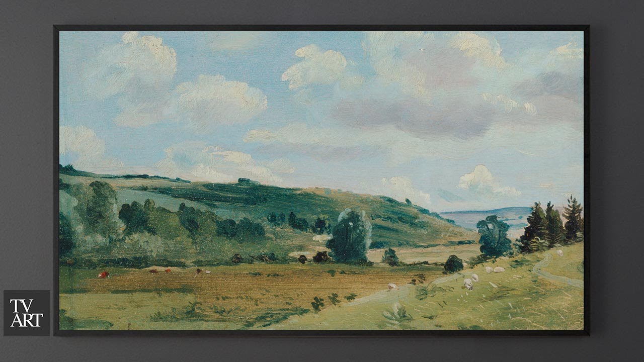 TV Art Screensaver | Landscape By Lionel Constable | Vintage Art | 1-Hour