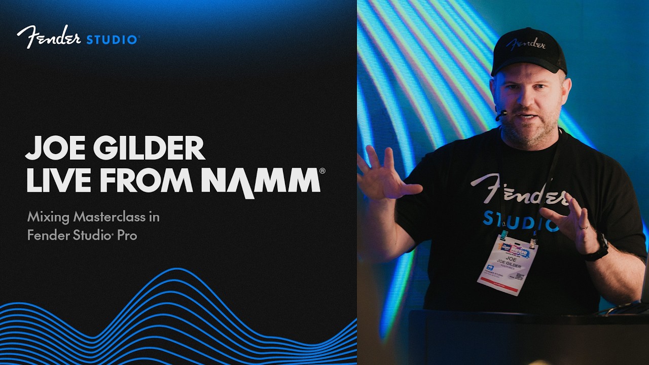 Джо Гилдер: Мастер-класс по сведению | Выставка NAMM 2026 | Fender Studio