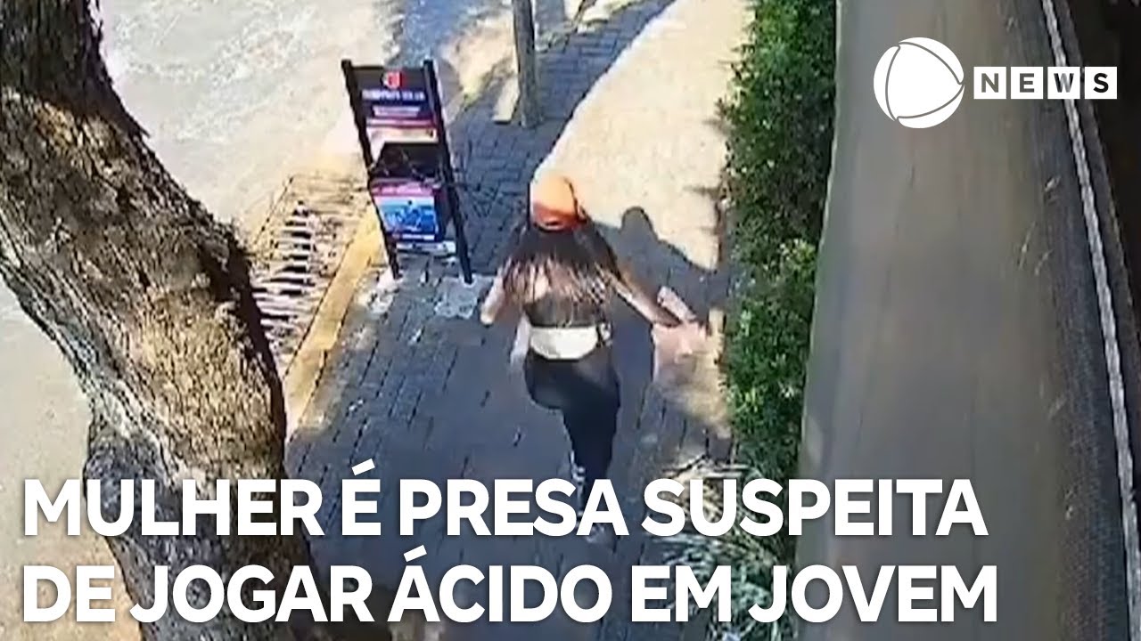 Mulher é presa suspeita de jogar ácido em jovem no Paraná