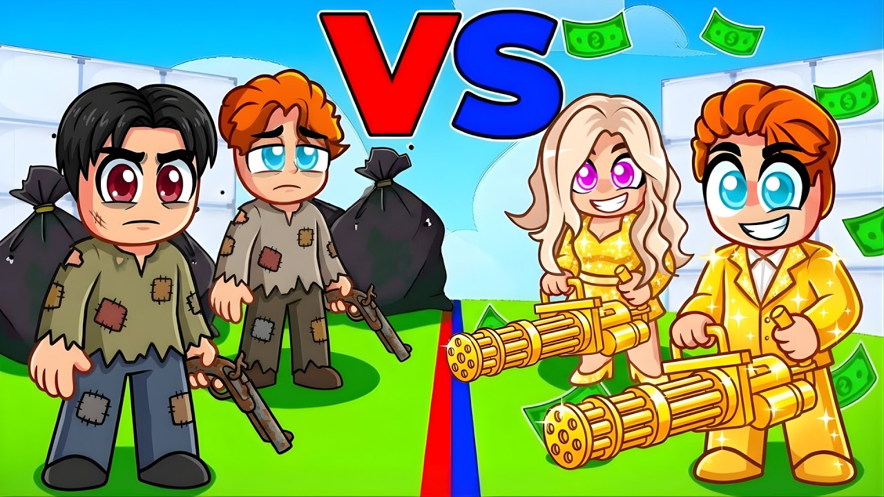 FATTIGA VS RIKA LAG i Roblox Rivals..