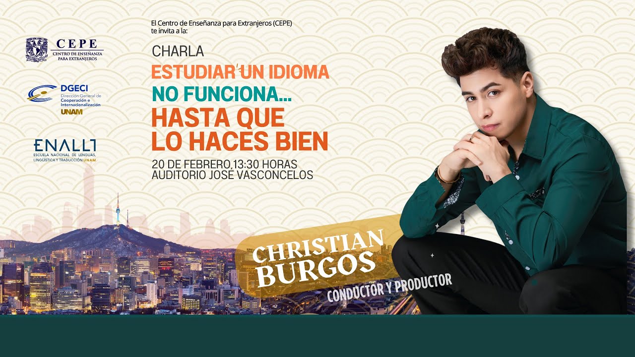 CHARLA ESTUDIAR UN IDIOMANO FUNCIONA ...HASTA QUE LO HACES BIEN