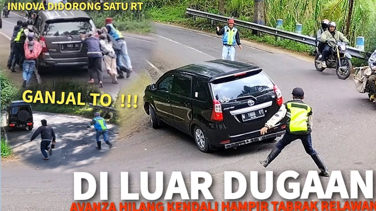 DI LUAR DUGAAN AVANSA HAMPIR TABRAK RELAWAN TANJAKAN SIKUT BROMO