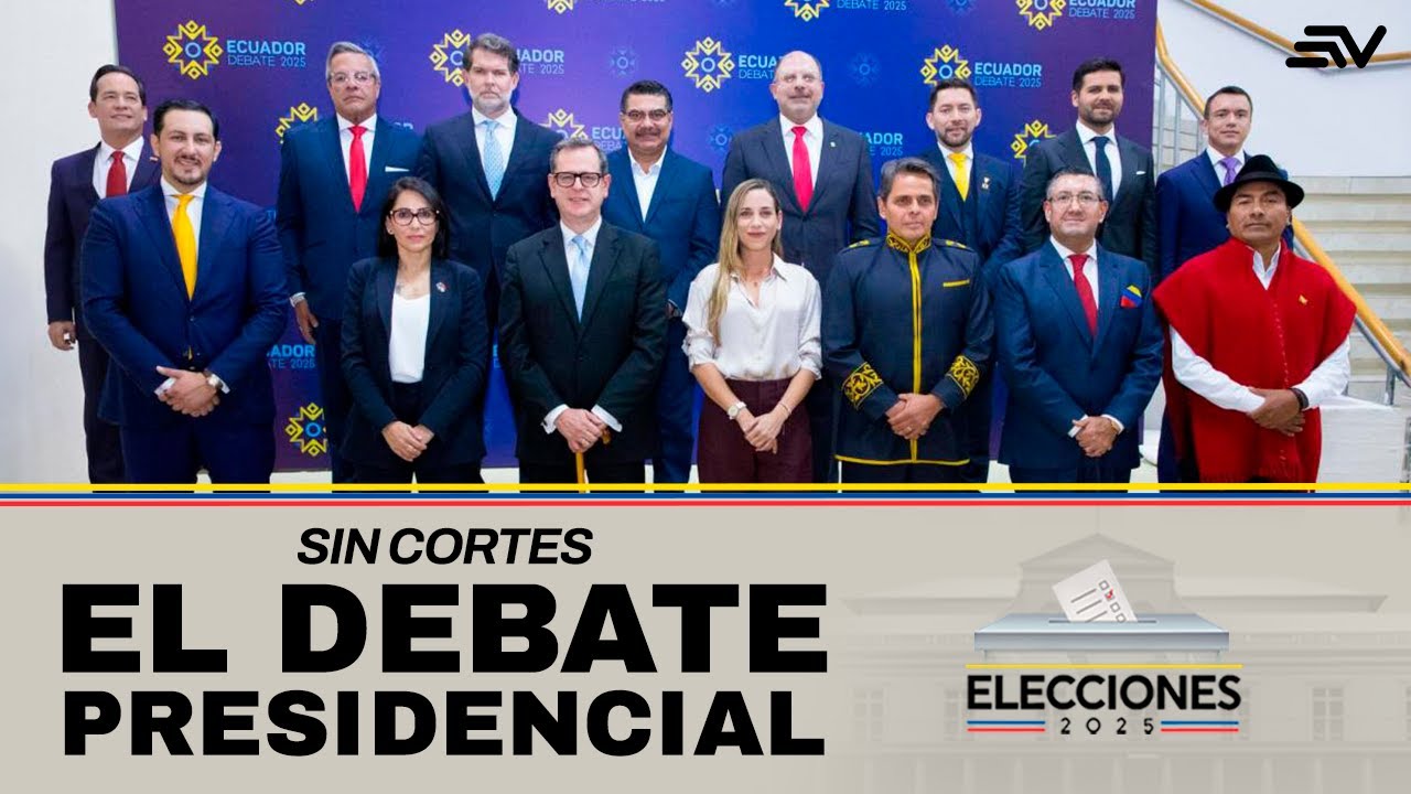 Debate Presidencial 2025 Ecuador - SIN PAUSAS | #Elecciones2025 🗳️ | Ecuavisa