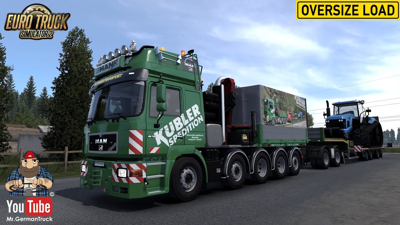 MAN F2000 mit 1000 PS! 💥 V12 Schwerlast-Mod (ETS2 1.57)