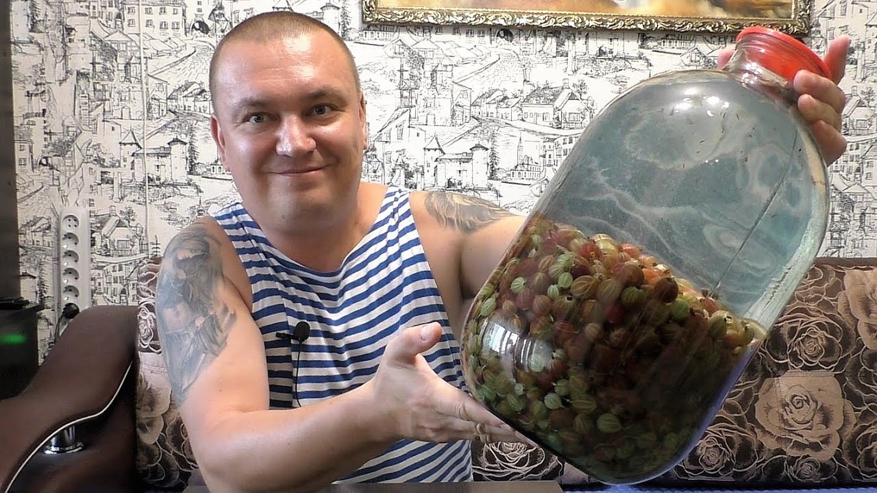 Бесподобная настойка самогона на крыжовнике - вкусная и полезная.