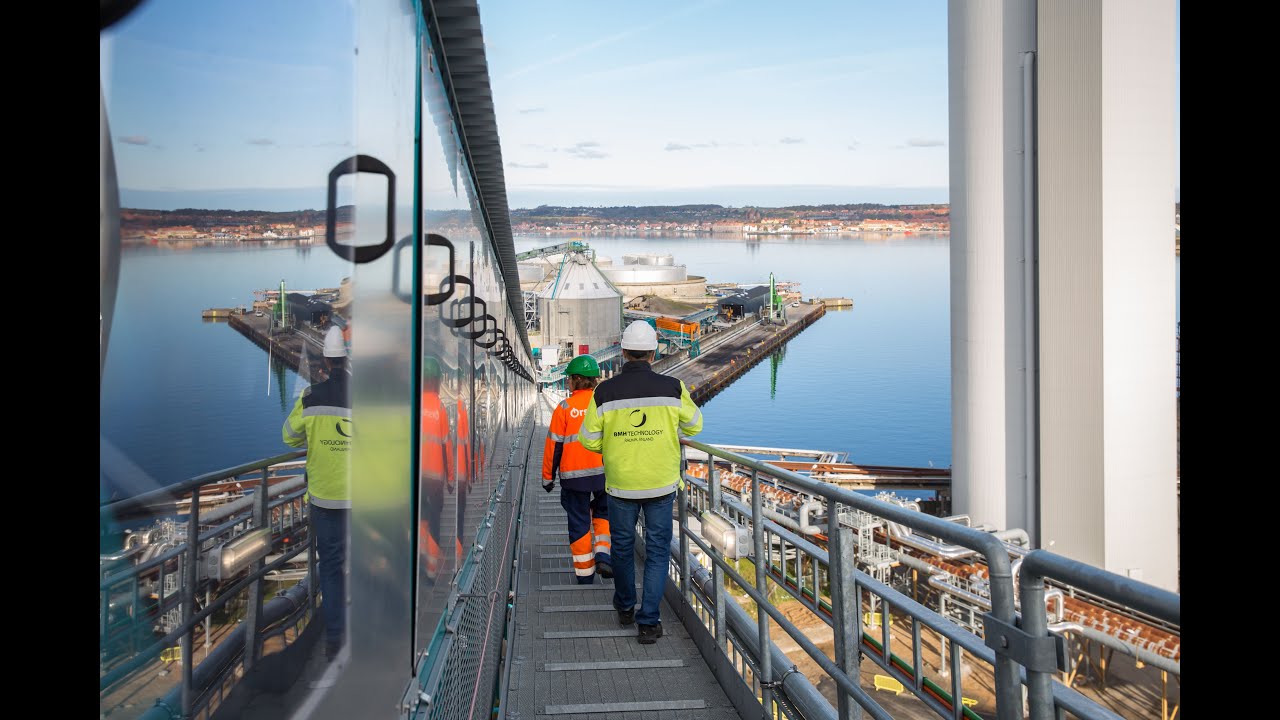 BMH Technology delivered a Solid Biofuel Handling system to Ørsted in Kalundborg, Denmark