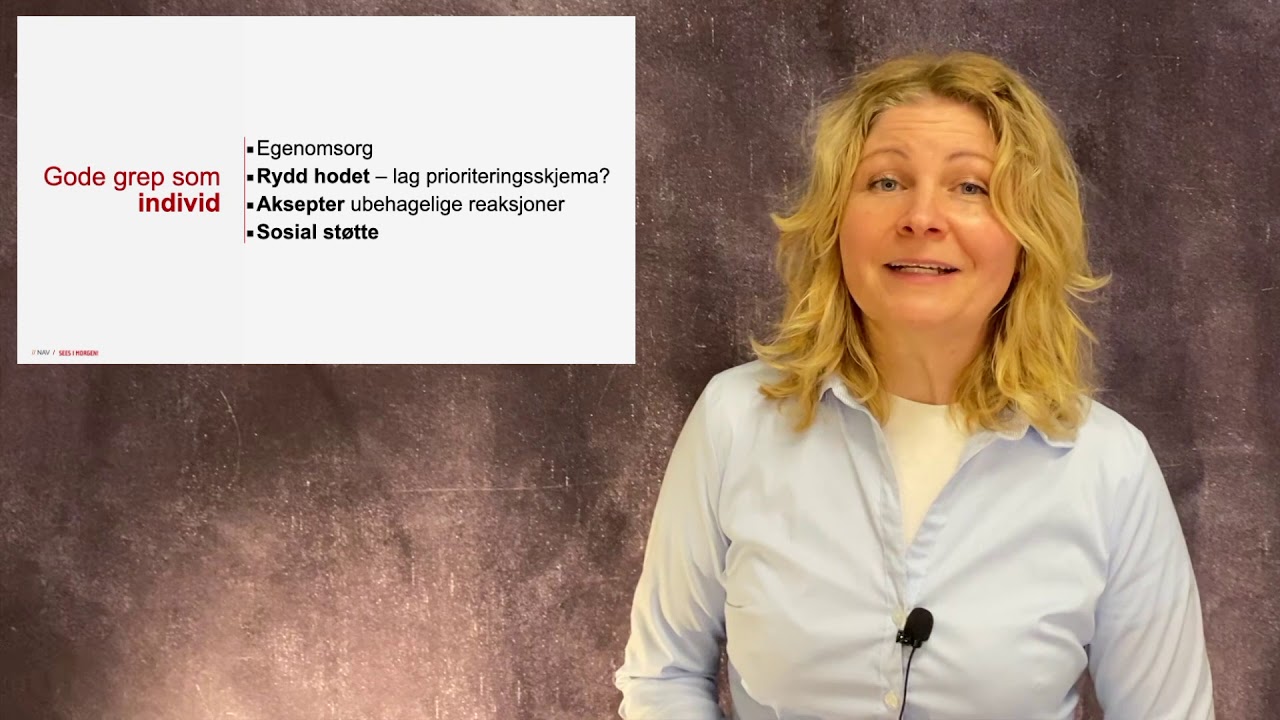 Gode grep i krisetider - Arbeid og psykisk helse