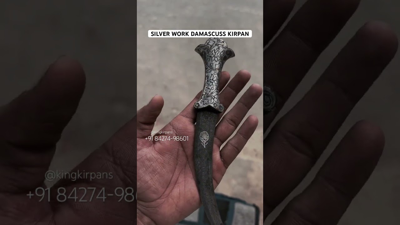 RAHASTHANI silver damascus blade 