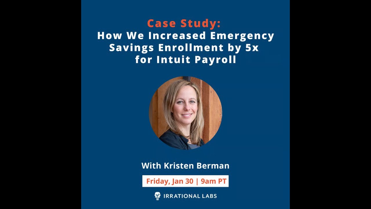 Case study: How We Increased Emergency Savings Enrollment by 5x for Intuit Payroll