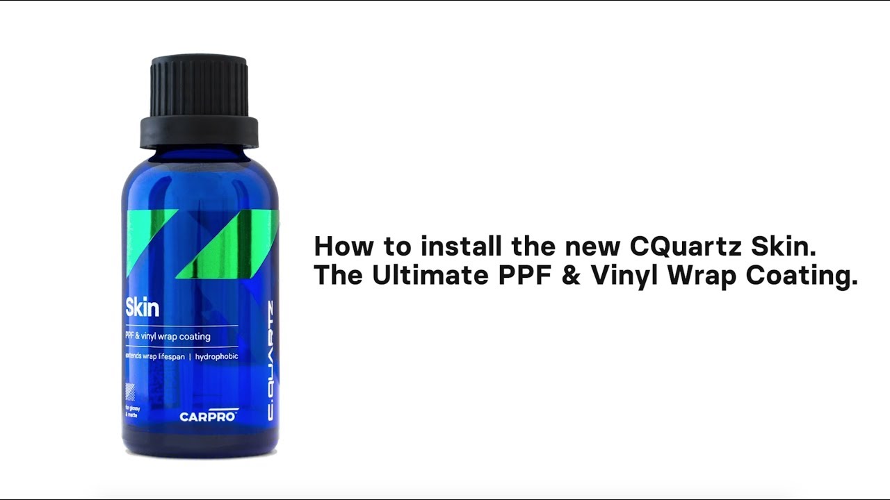 How to install CQuartz Skin ceramic coating on your Paint Protection Film & Vinyl Wrap!