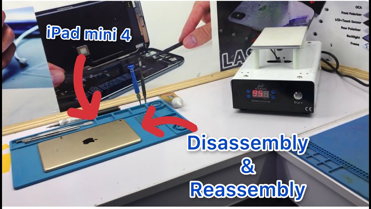 How to teardown ipad mini 4 (2015) A1538 A1550 | Disassembly & Reassembly | ATIF LINKS