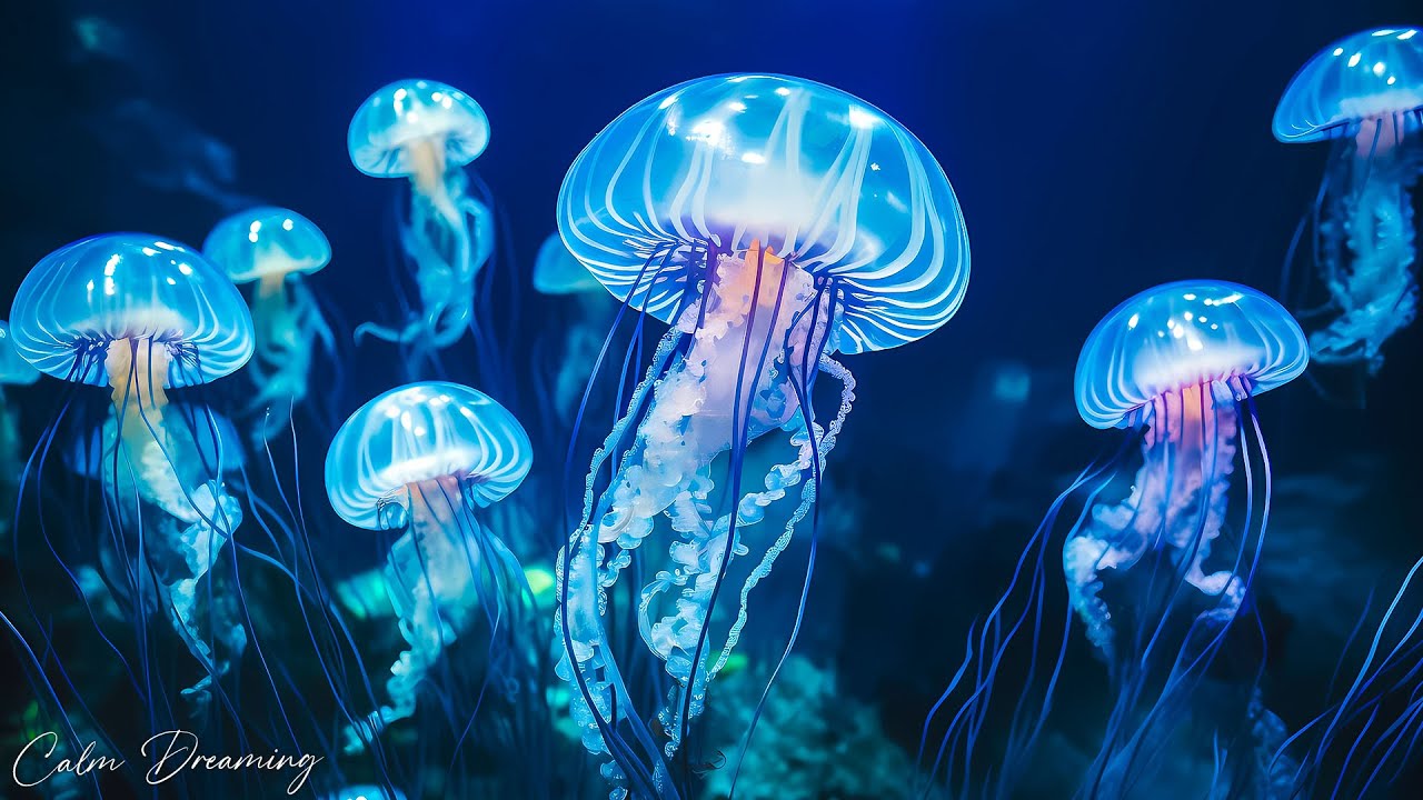 Jellyfish Aquarium • Healing of Insomnia, Stress, Anxiety and Depression • MELATONIN RELEASE #8