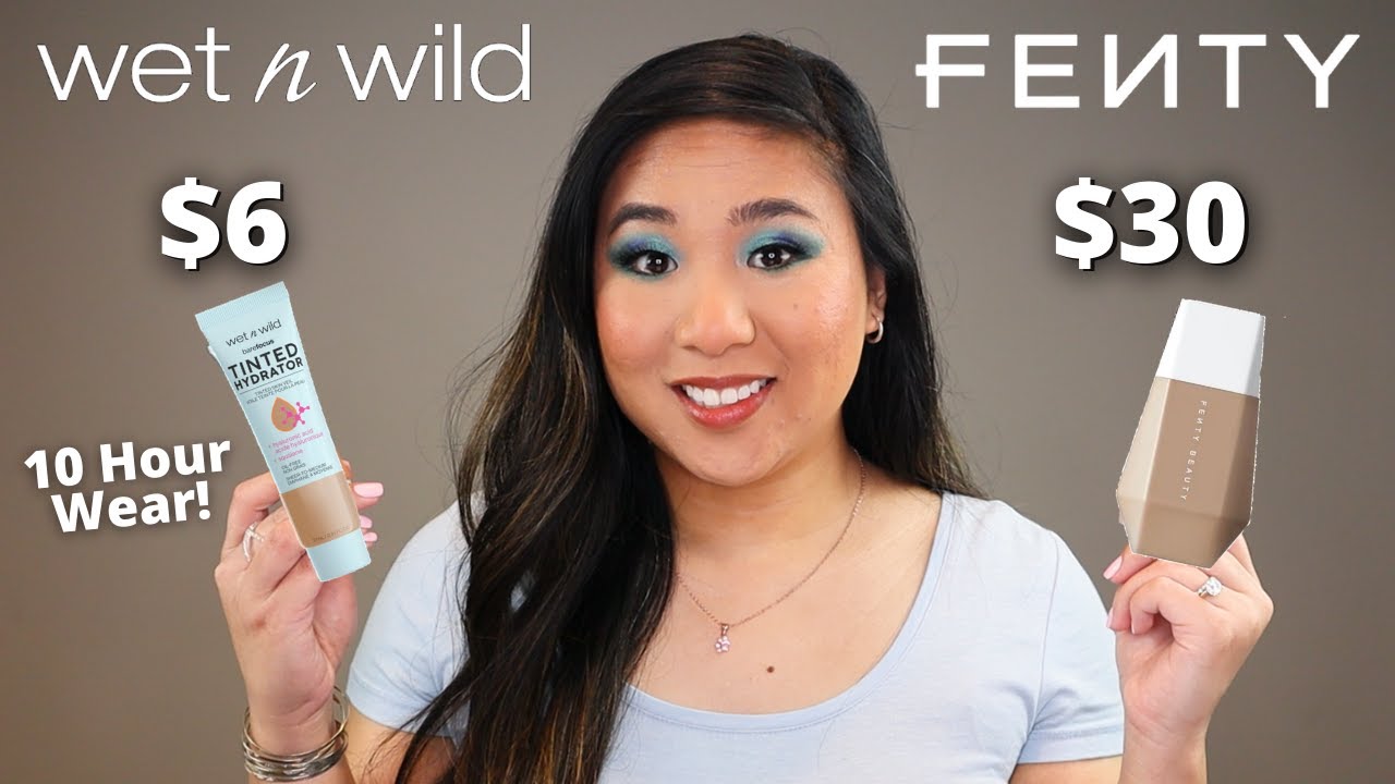 Fenty Beauty Eazedrop Skin Tint VS Wet N Wild Tinted Hydrator |Which is better for Oily & Acne Skin?