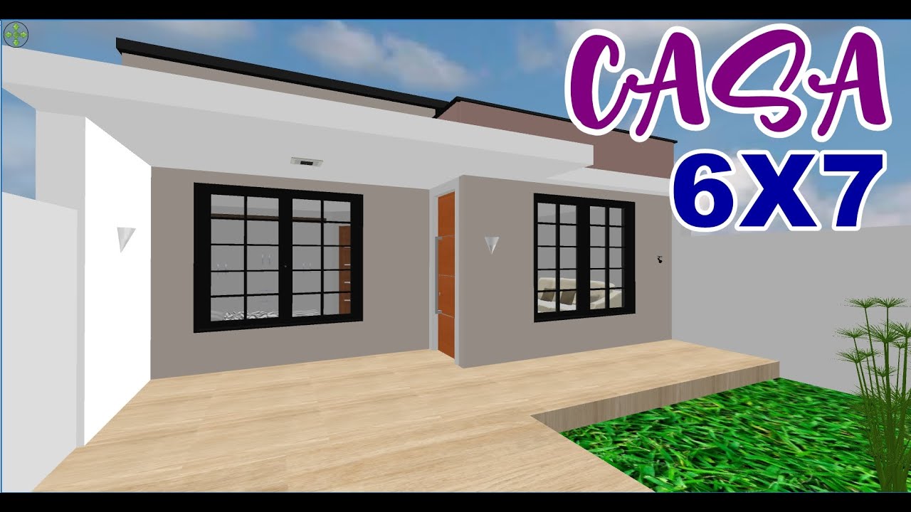 CASA PEQUENA 6X7 QUE DA PARA VC FAZER