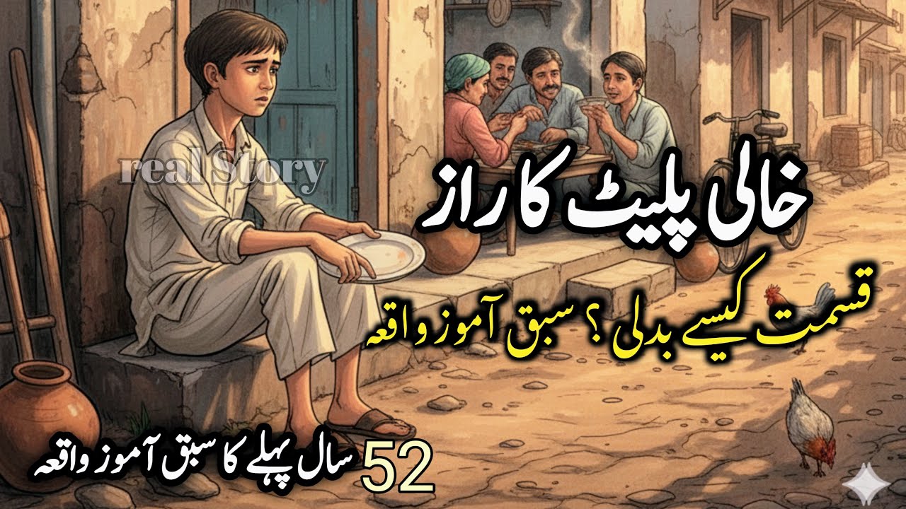 Khali Plate Ka Raaz | Heart Touching Moral Story | Life Changing Story #story