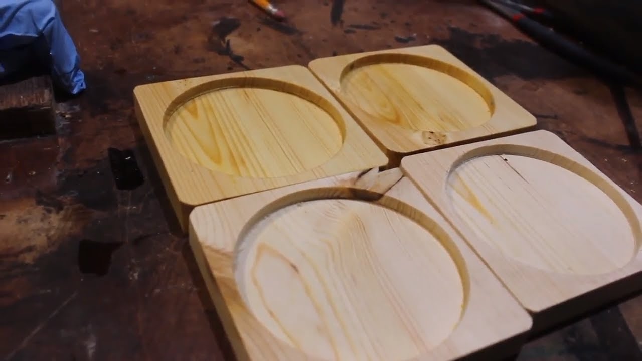 Make wood coasters for gifts or to sell.