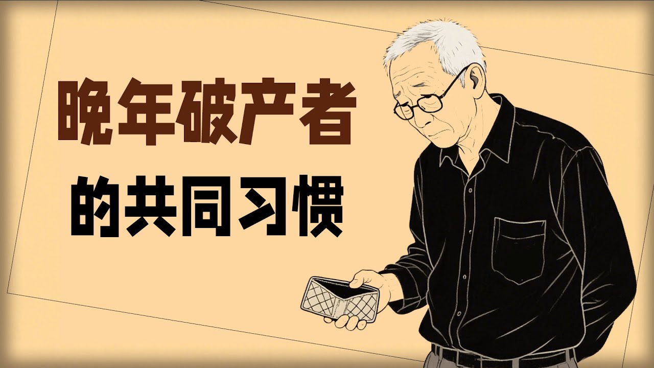 晚年破产者共有的几个习惯