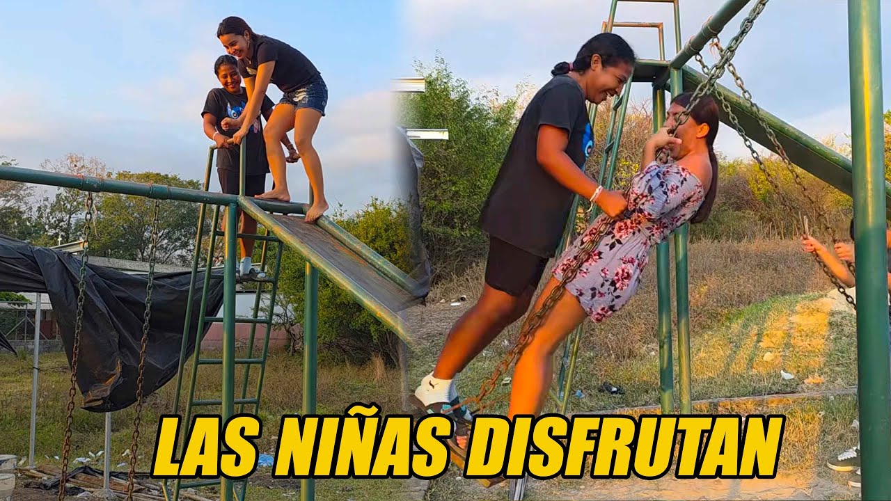 Disfrutando como niños en estos juegos.