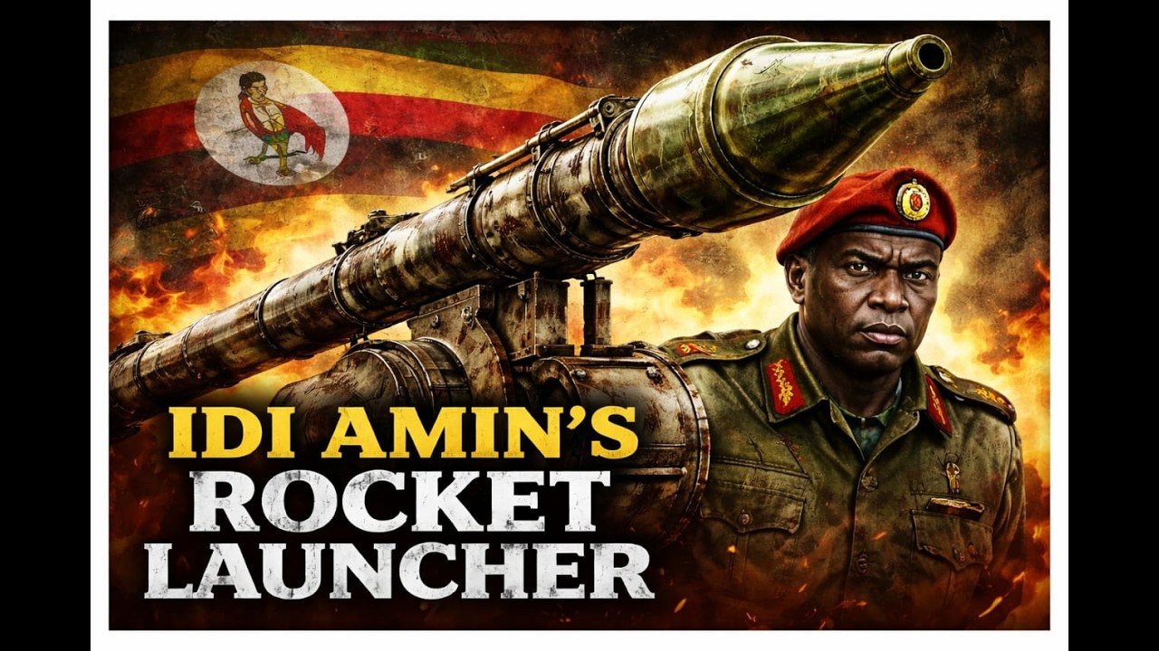 IDDI AMIN'S GUN AT THE KABAKA'S PALACE