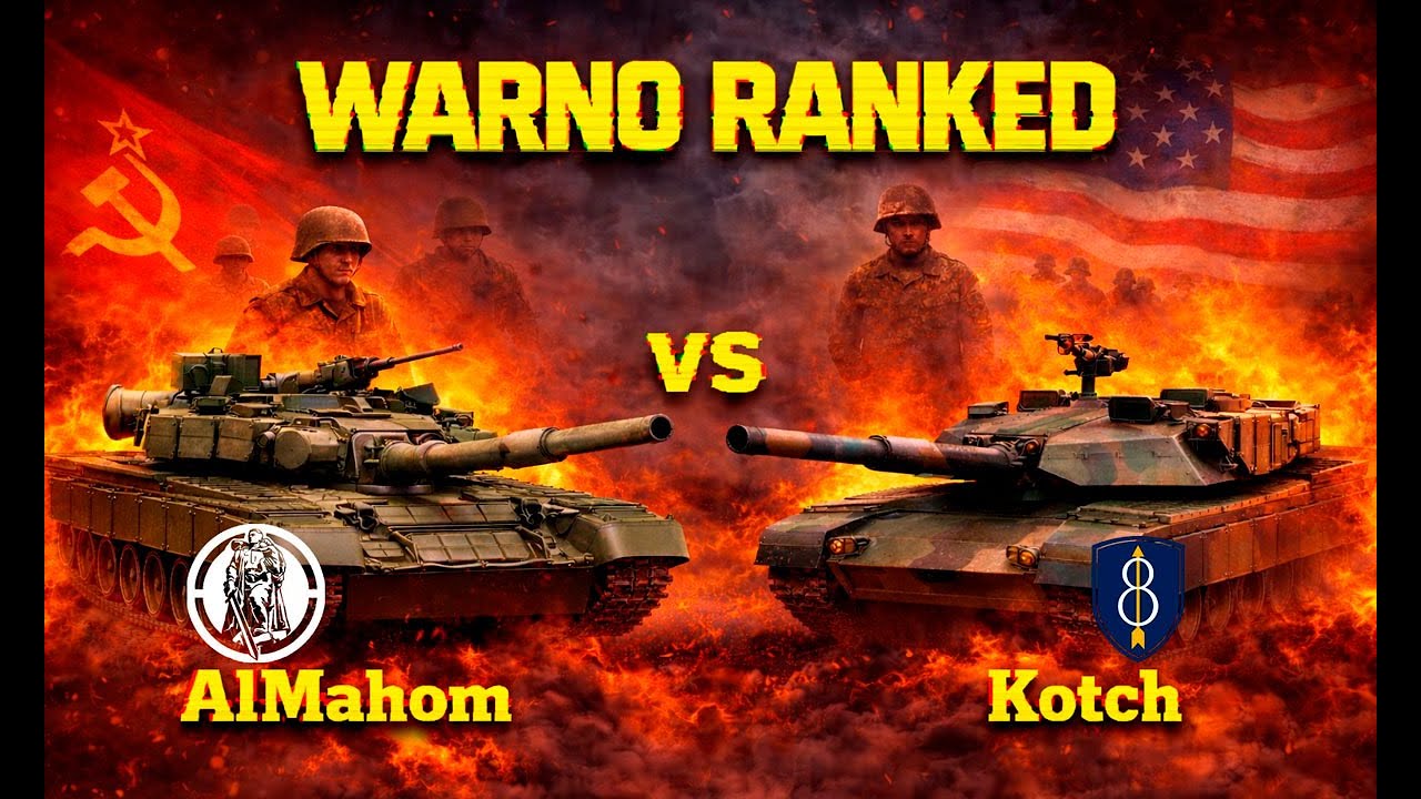 Warno ранговая игра против топ 10.  6-ая Мотострелковая СССР VS 8-ая Механизированная США