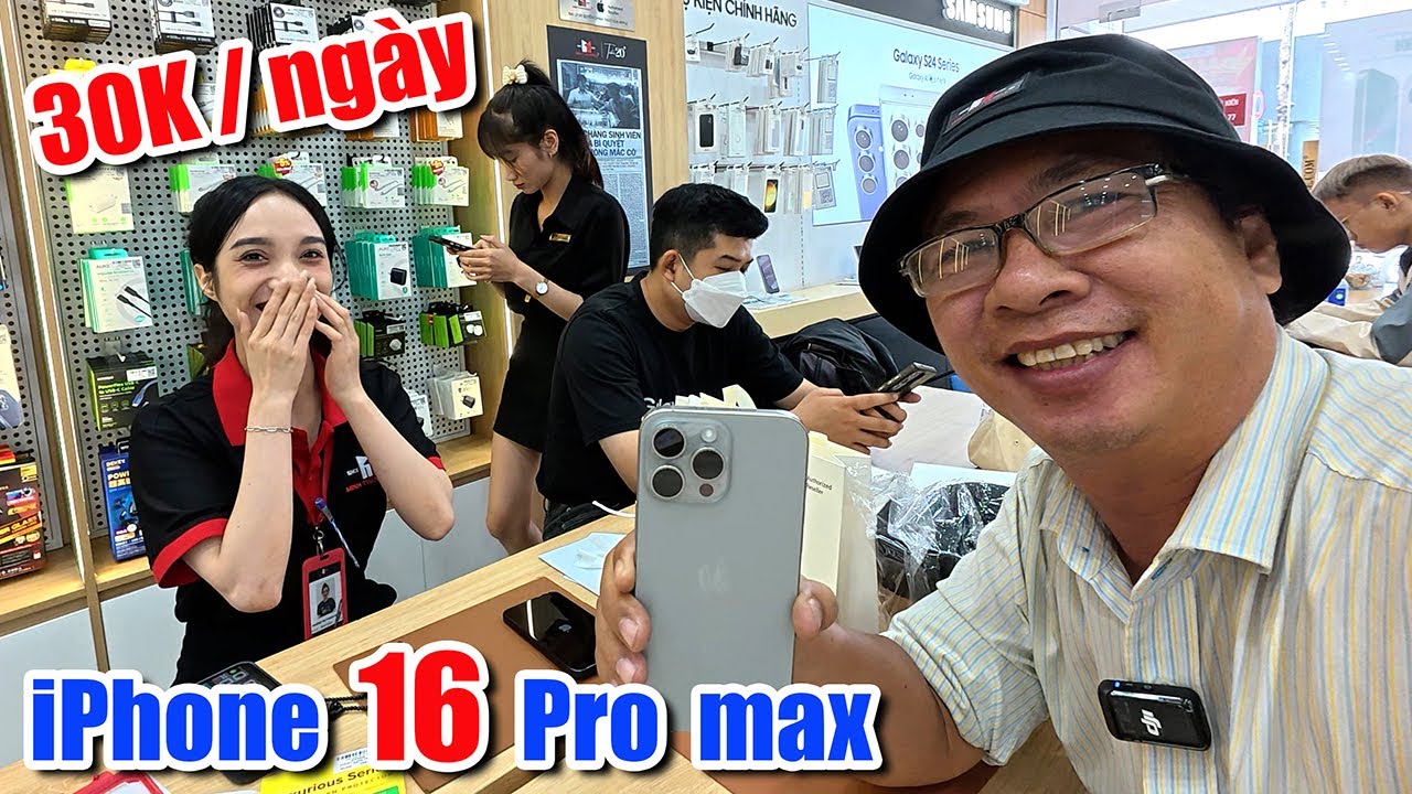 iPhone 16 Pro Max - Chỉ cần nhịn Cà phê sáng là mua được nha anh em
