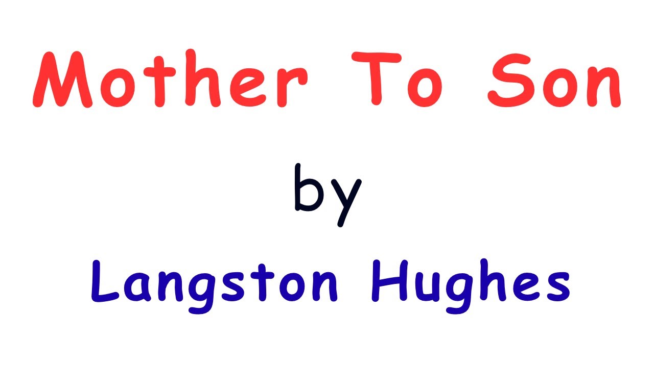 SST General Preparation | Class 11 English Unit 6 | Mother to Son By Langston Hughes 