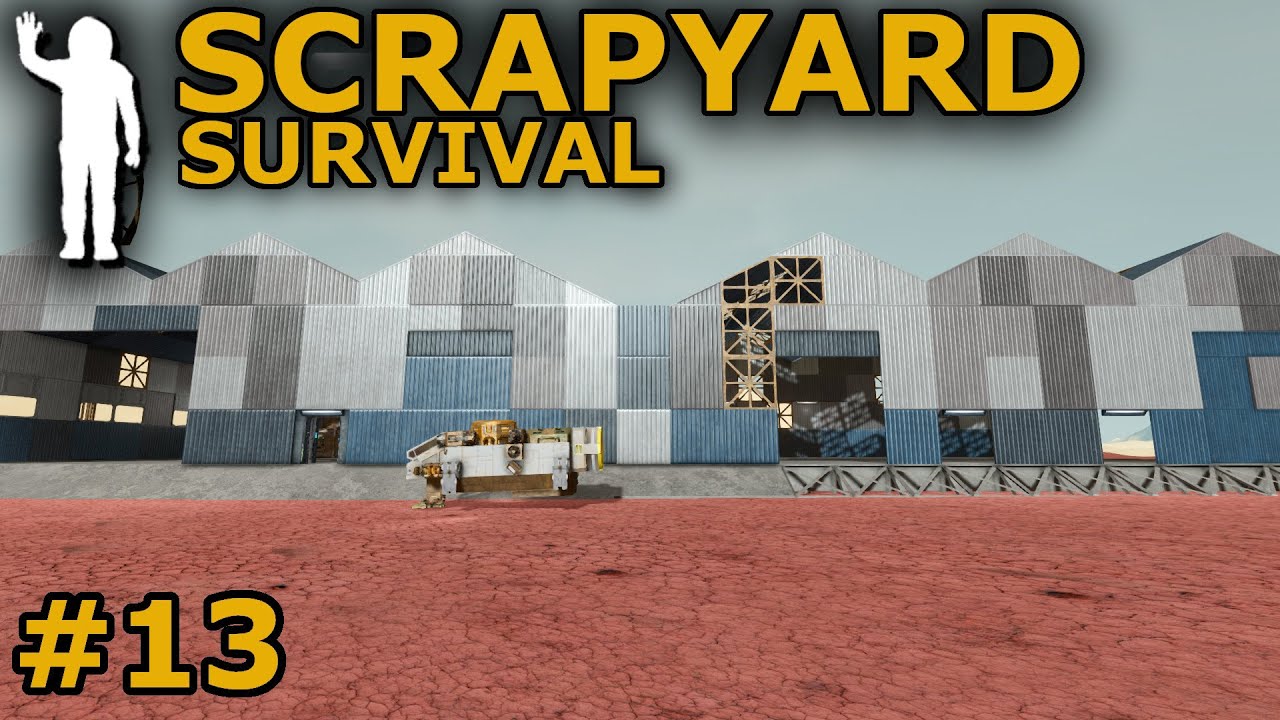 Scrapyard Survival (Space Engineers) 13 - Expanding the Hangar Base for Even More Junk