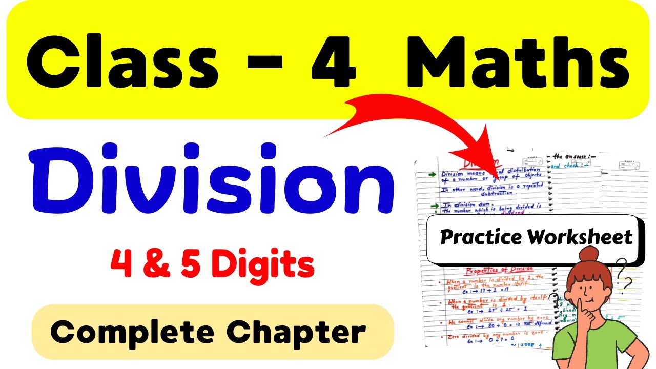 Division Class 4 | Class 4 Maths Division | Class 4 Maths Worksheet |Class 4 Math Syllabus |Class 4