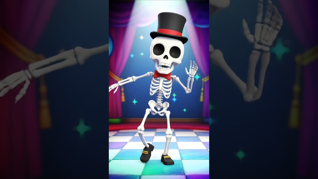 Little Skeleton Dance 💀 | Fun Halloween Song for Kids | Spooky Dance by Ezylar