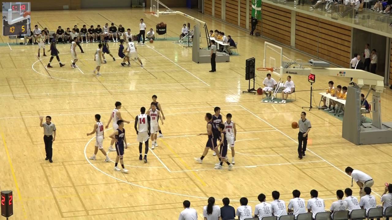 開志国際vs北陸学院(Q1)高校バスケ 2016 北信越大会決勝