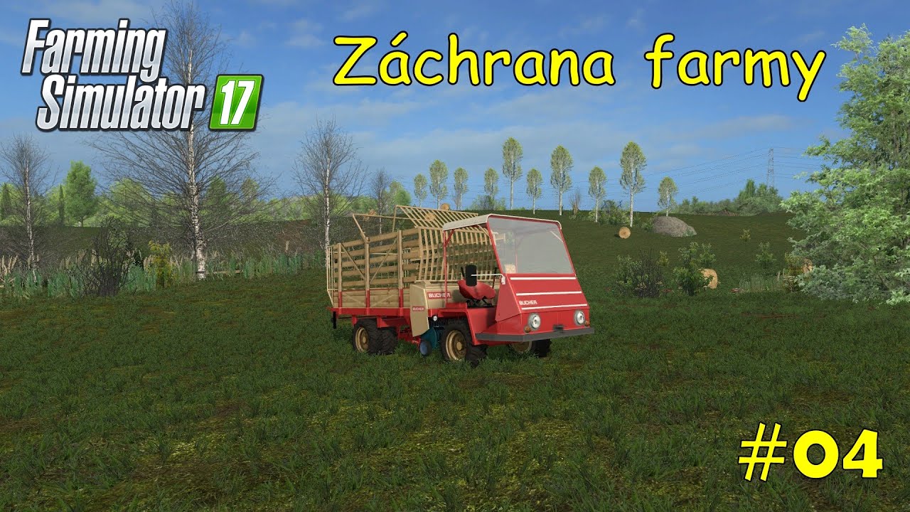 BUDE TO FUNGOVAT? // Farming Simulator 17 // CZ gameplay #04