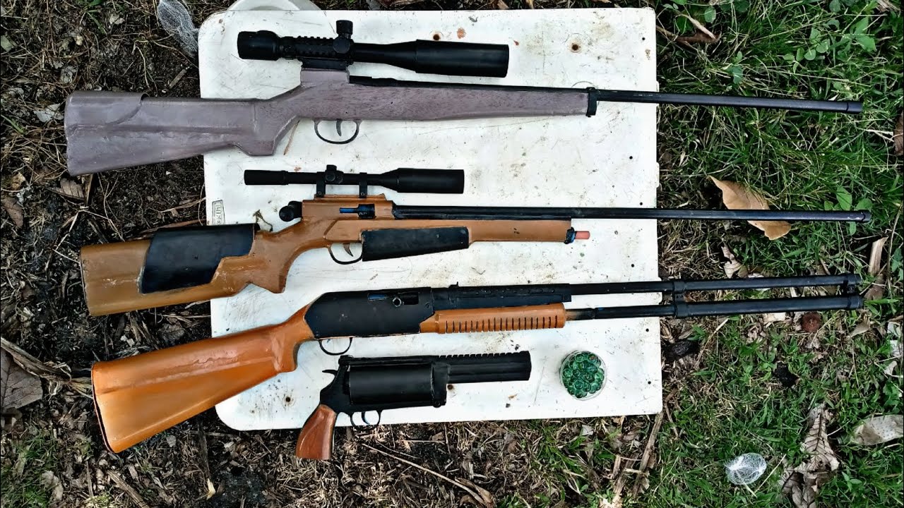Marble Gun ] my all marble gun part 2 target shooting ]