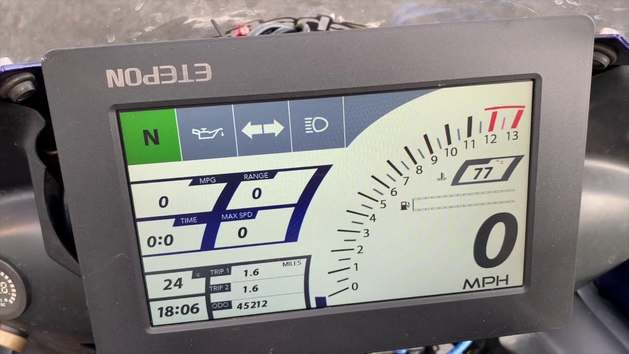 TFT Dash Project - First Road Test