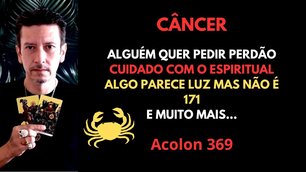 Câncer - Alguém quer seu perdão #baralhocigano #tarot #cancer #signodecancer #taro #magia #cuidado