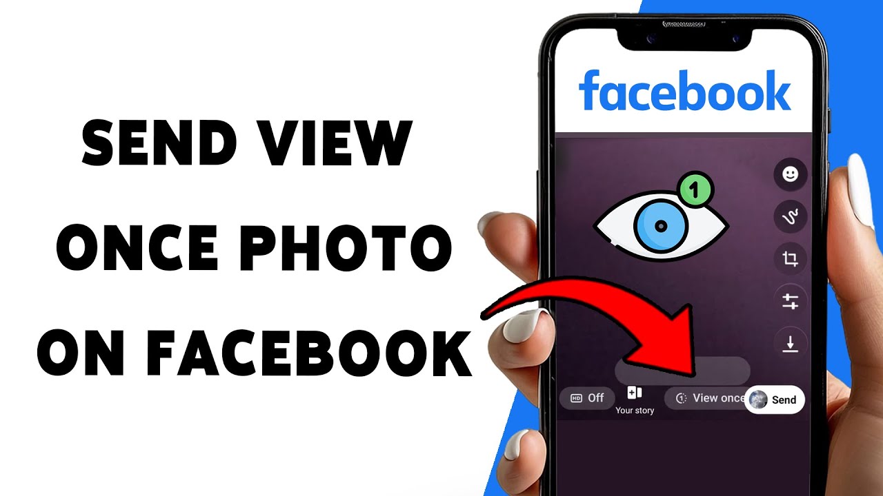 Как отправить фотографию с функцией «Просмотр один раз» в Facebook | Как поделиться исчезающей фо...